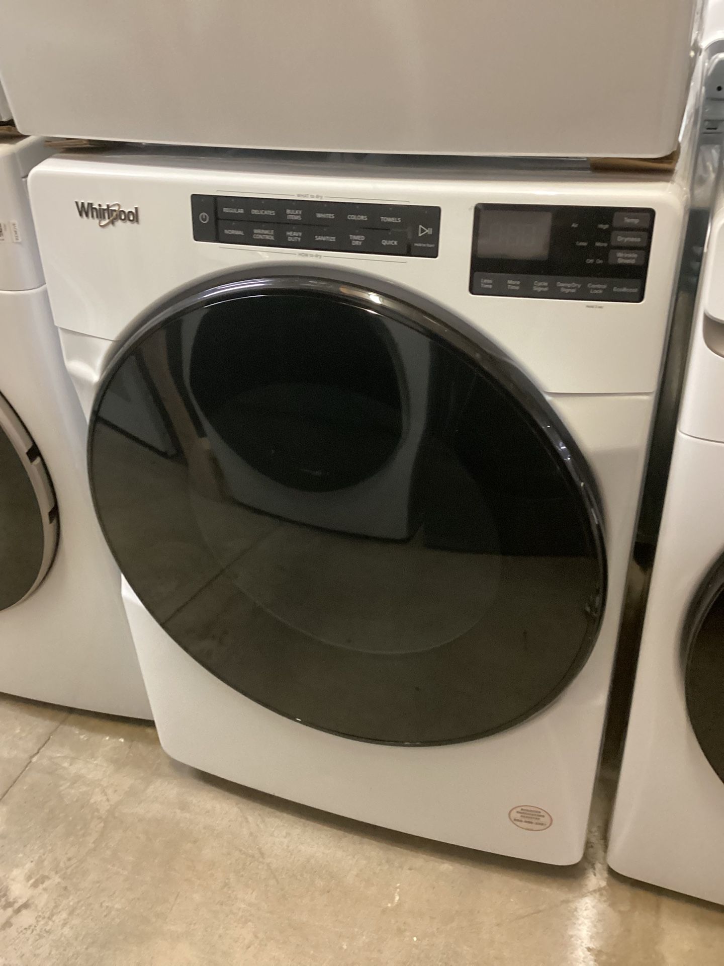 Whirlpool 7.4 cu.ft. Front Load Gas Stackable Dryer