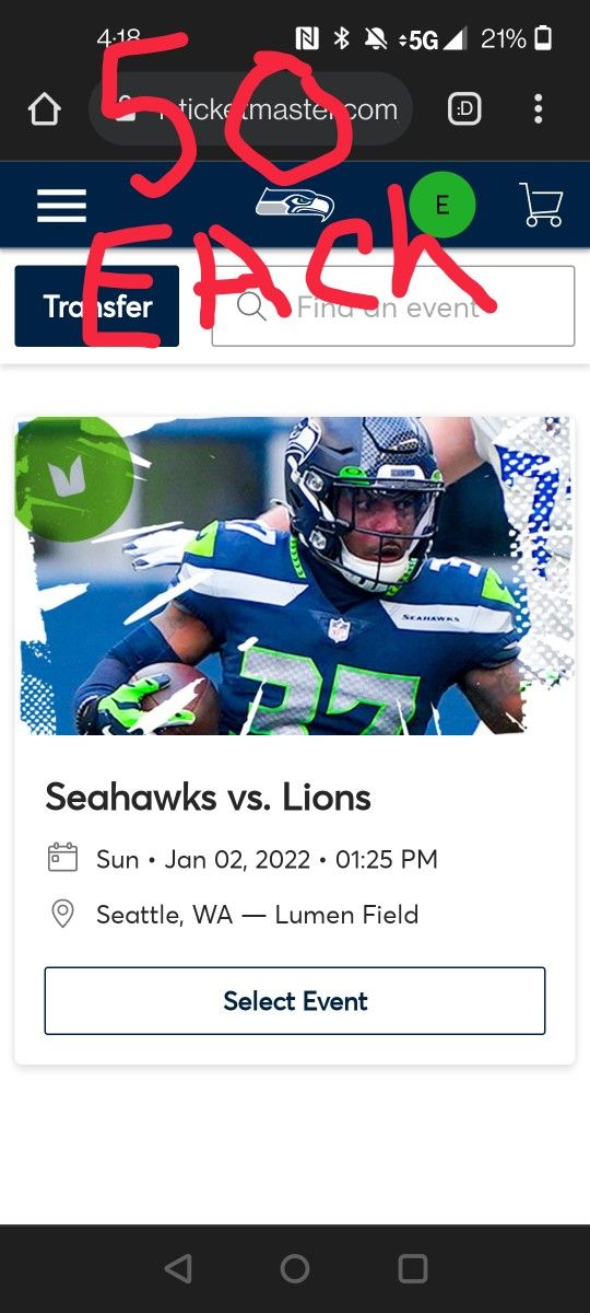 Seahawks Game