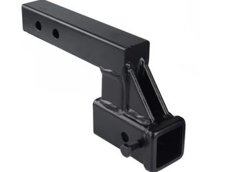 REYSUN 864122 Trailer Hitch Riser 2 Inch Receiver Hitch Extension With 4-1/4 Inch Rise/Drop, Solid Shank?Hitch Pin Kit Included…