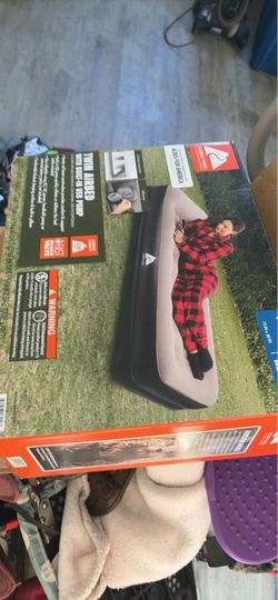 Ozark Trail Twin Air Bed with Built-In USB Pump