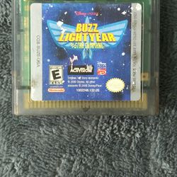 Nintendo Gameboy Color BUZZ LIGHT YEAR game
