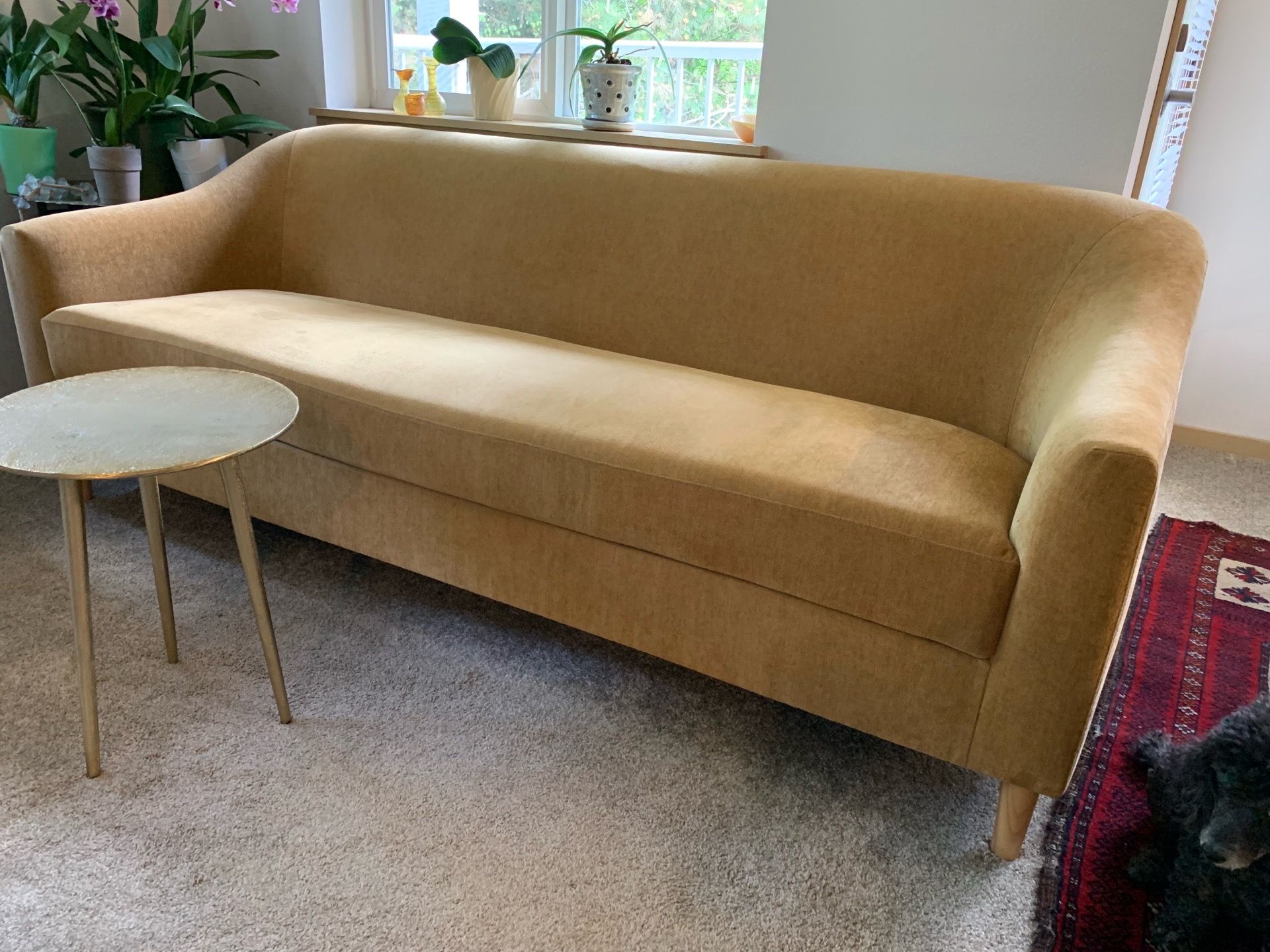 Gold couch