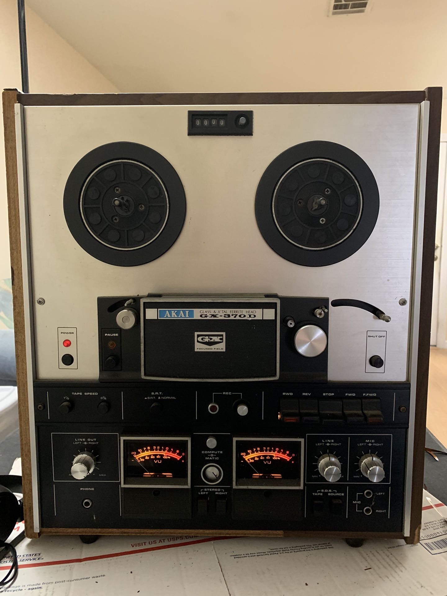 Akai gx-370d Tape Reel to Reel Vintage
