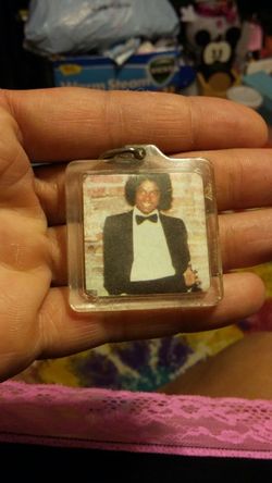 Michael Jackson keychain from "Off the Wall" album!!!!