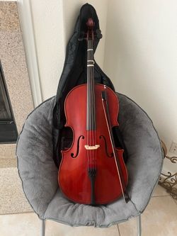 Scherl & Roth 4/4 Cello with Bow & Gig Bag | Great Condition