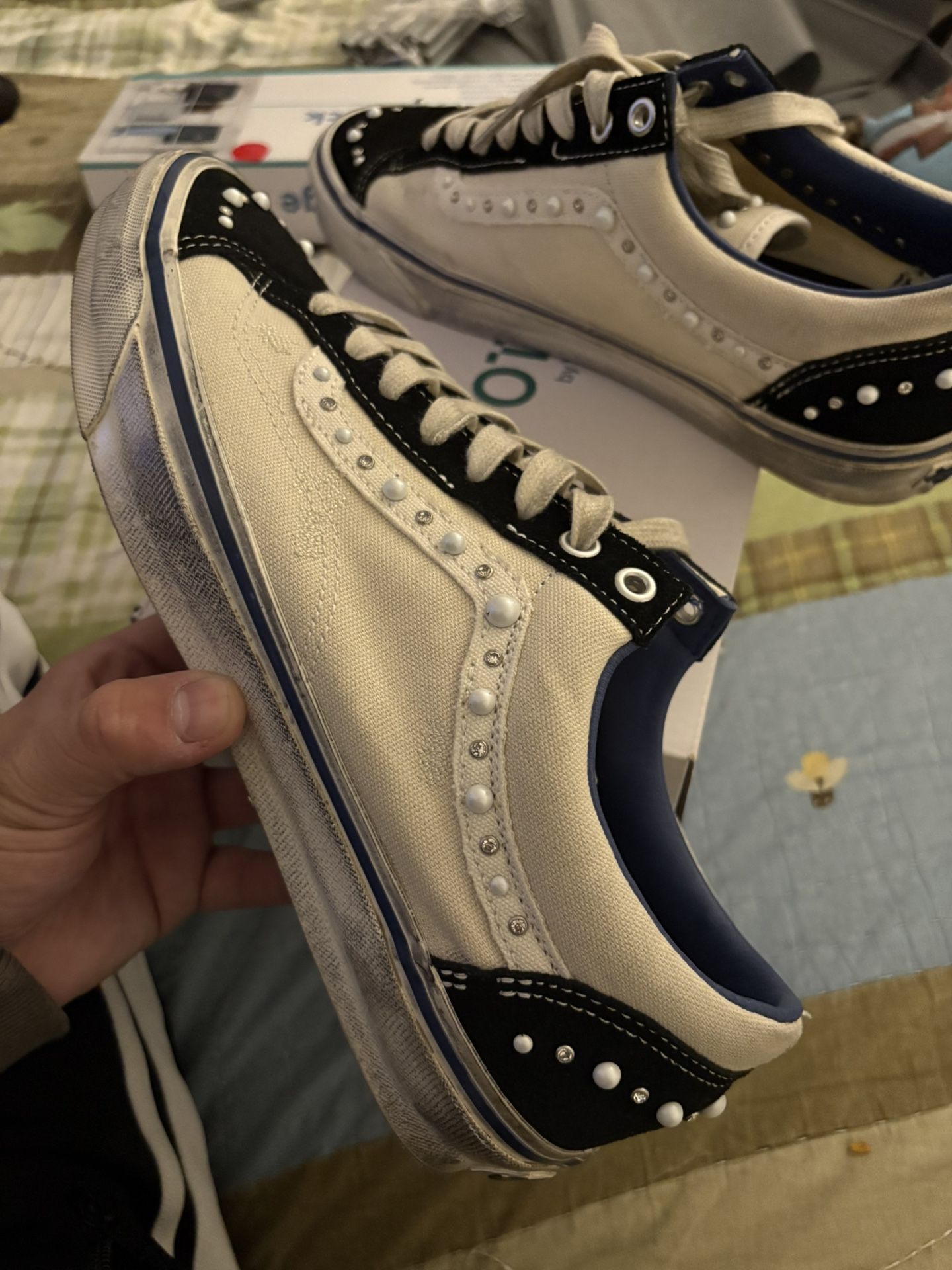 Vans Old Skool 36 Pearlized Marshmallow  White 