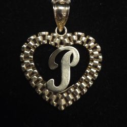 10k Gold Descriptive Pendant