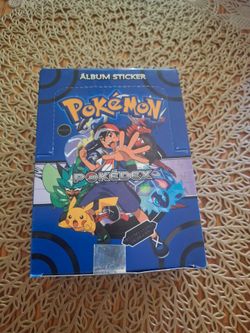 Pokemon Album Sticker & Cards Box 25 Packs