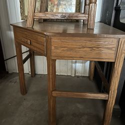 Antique Desk And Chair 