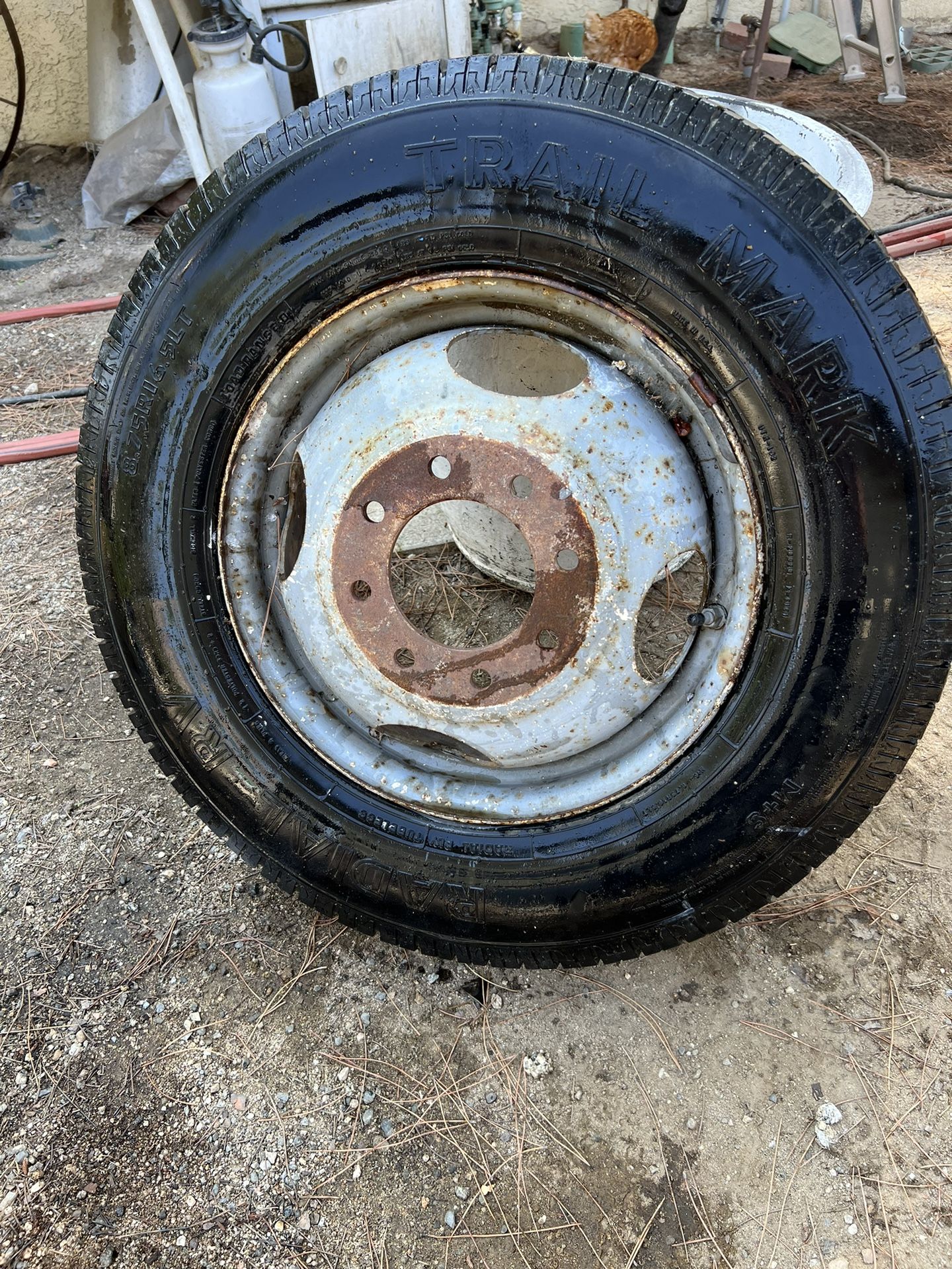 8.75x 16.5 Rim And Tire (Rv)