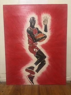 Michael Jordan Painting