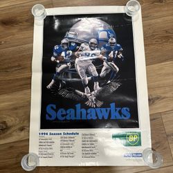 Vintage Seattle Seahawks 1994 poster 