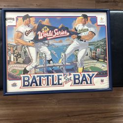 18”x23” Framed 1989 Battle By The Bay Picture