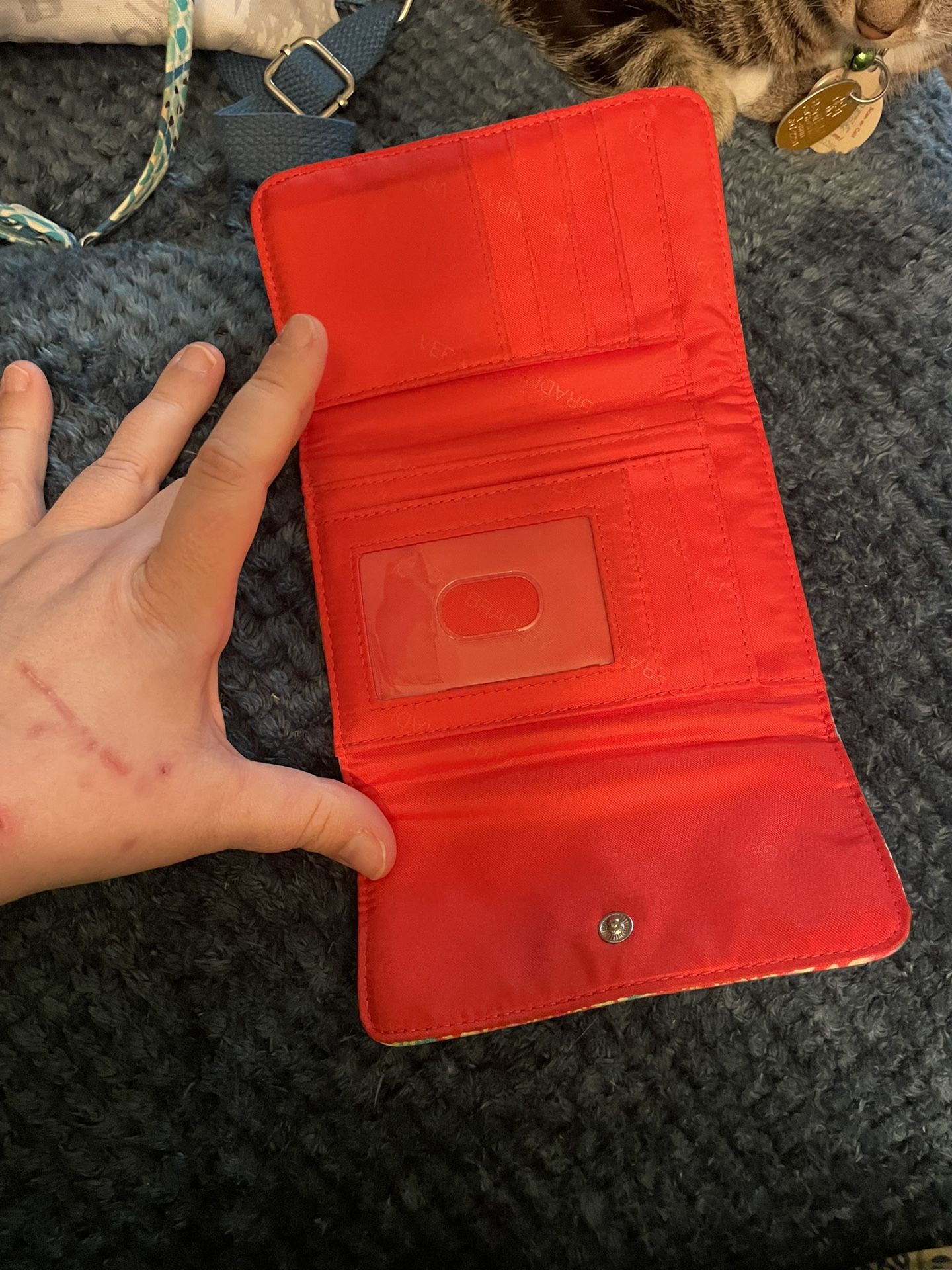 Coral Floral Vera Bradley Wallet