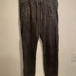 True Religion Waxed Jogger Sweat Pants Mens Size Medium