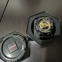 G Shock Black Analog Digital 