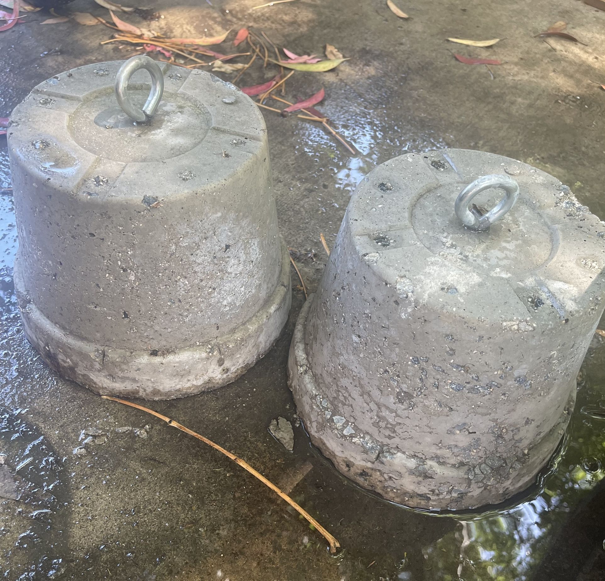 Cement Weights for tarps, tents, etc.