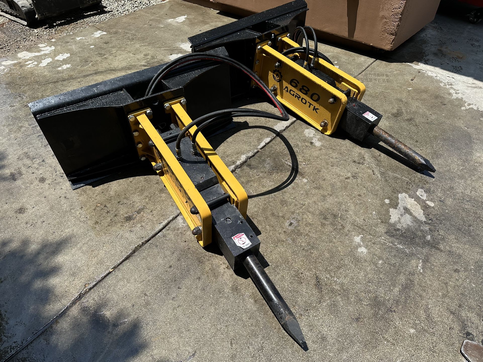 Skid Steer 680 Model Concrete Breaker