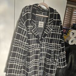 Ladies New Sweater Coat. Size 1x
