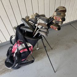 Golf Clubs And Bag