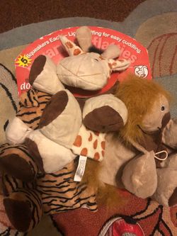 Dog Play - Savannah Flatties 3 pk Dog Toy