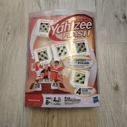 NEW 2011 Hasbro Electronic Yahtzee Flash Game Smart Dice & 4 Fast Action Games