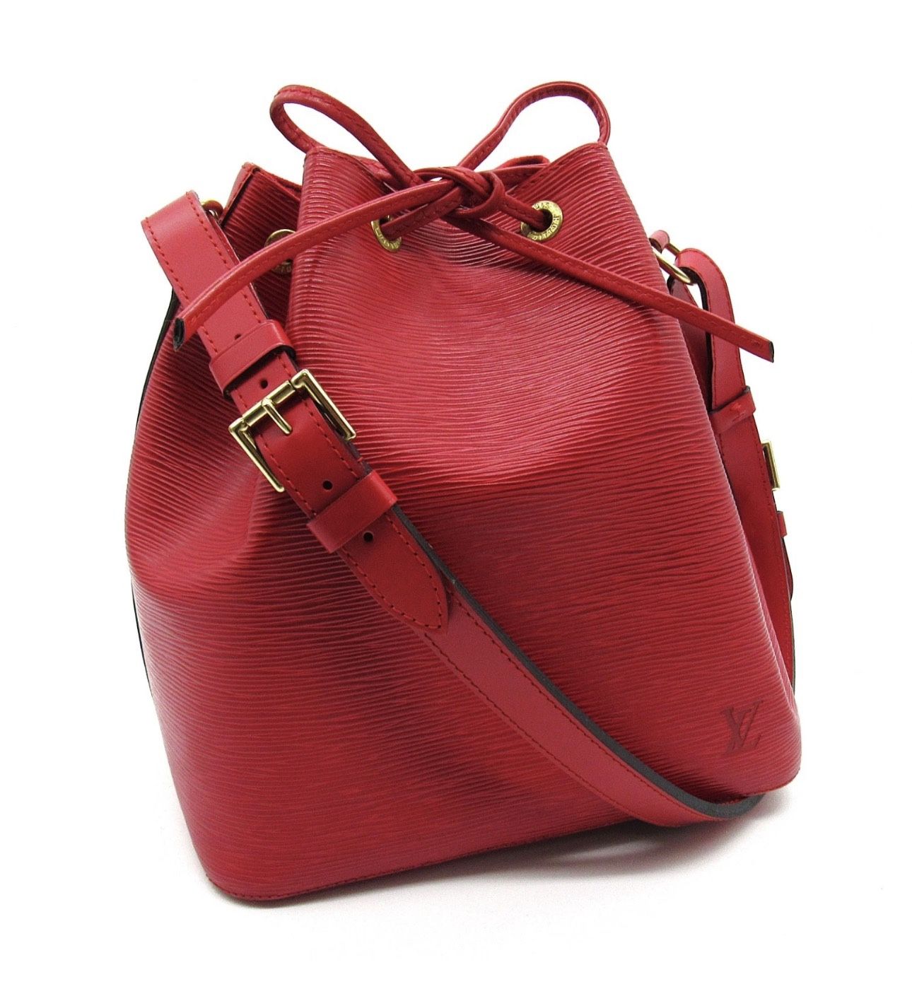 Louis Vuitton Women's Épi Petit Noé Leather Handbag Adjustable Shoulder Strap