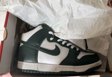 Nike Dunk Highs White/Spartan Green (Used)