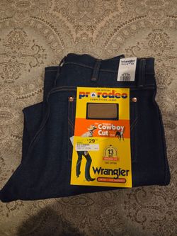 Wrangler cowboy cut original prorodeo competition jeans
