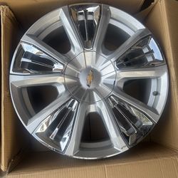 Chevy Tahoe high country 22 inch stock rims