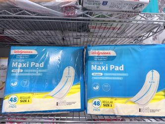 MAXI PAD REGULAR SIZE 1 $5.00 EACH