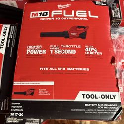 Milwaukee New Blower Fuel New Generation 