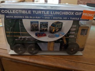 TMNT Lunchbox Blu Ray DVD digital and Masks