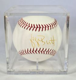 Signed Autographed by HOFer George BrettBrett Bros. HF-850 Official Baseball w/ Protective Case