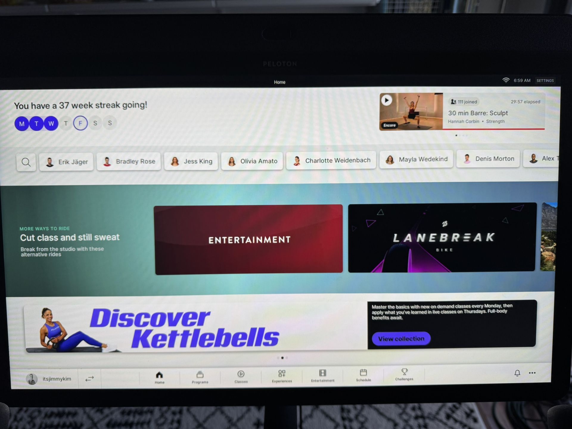 Peloton Bike+ Touchscreen Tablet