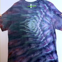 ASTRAL VERTEBRAE 👾🩻 XL HANDMADE TIE DYED SHIRT