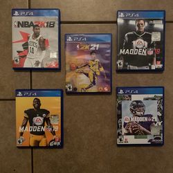 4 games for PS4