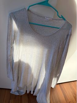 Ingrid and Isabel Grey Long Sleeve Tunic