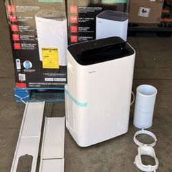 Toshiba 12,000 BTU ASHRAE (8,000 BTU SACC) Portable Air Conditioner, Cools up to 350 Sq.Ft., with Dehumidifier & Fan mode, Control with Remote,