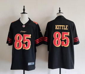 San Francisco 49ers #85 George Kittle Rivalries Vapor F.U.S.E. Limited Stitched Football Jersey
