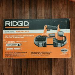 NEW Ridgid 18V Band Saw Brushless [TOOL ONLY]