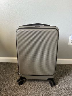 Calpak Grey Carry On Luggage Suitcase