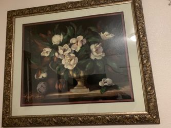 Cuadro de magnolias