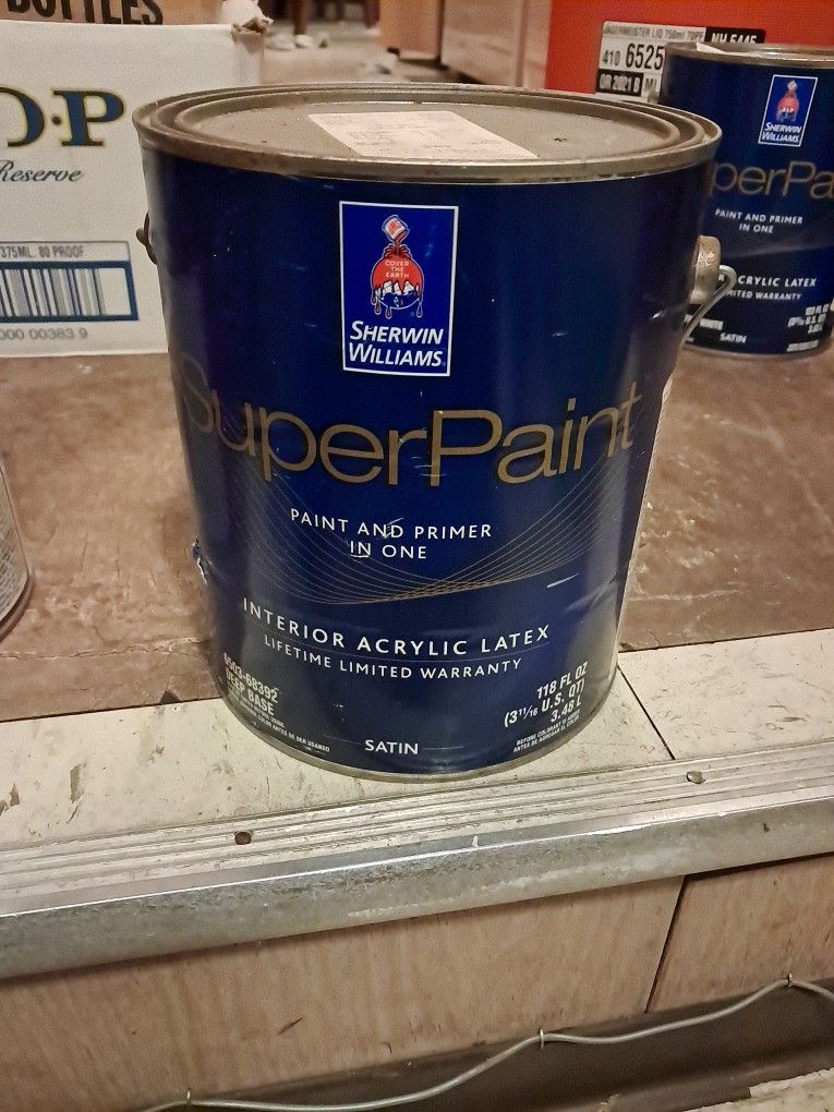 Sherwin Williams Gallon Super Paint Interior Satin Basil Color