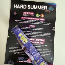 Selling GA+ Ticket To Hard Summer 