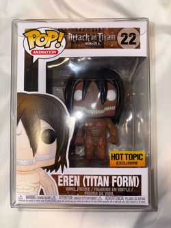 Funko Pop Eren Titan Form Hot topic Exclusive Attack on Titan