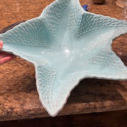 Star shaped Decoration Bowl Ceramic 