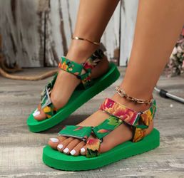 Sandale summer  green size:38,37,36