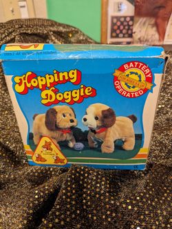 Antique Hopping Doggie 