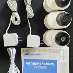 3x Samsung Security Cameras